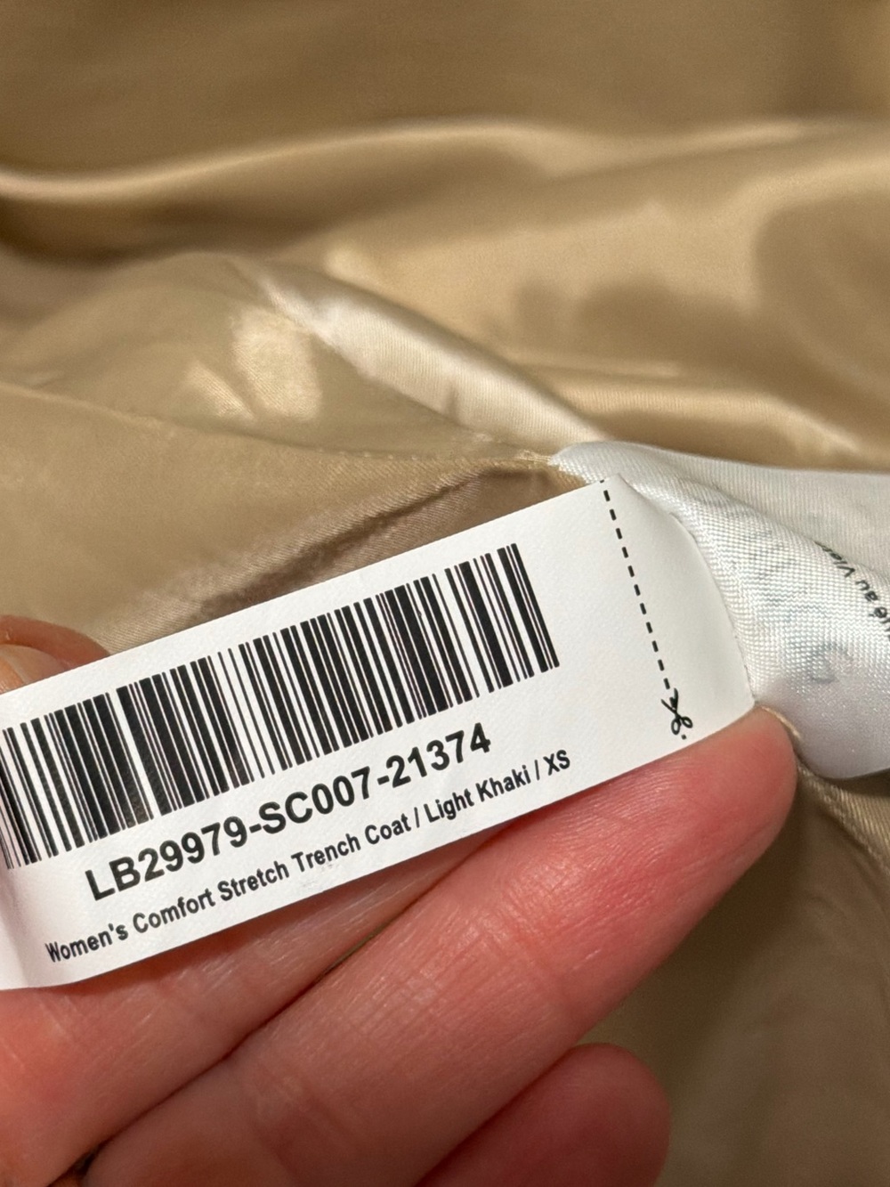 NWT QUINCE Comfort Stretch Trench Coat Light Khaki XS New - Picture 3 of 12